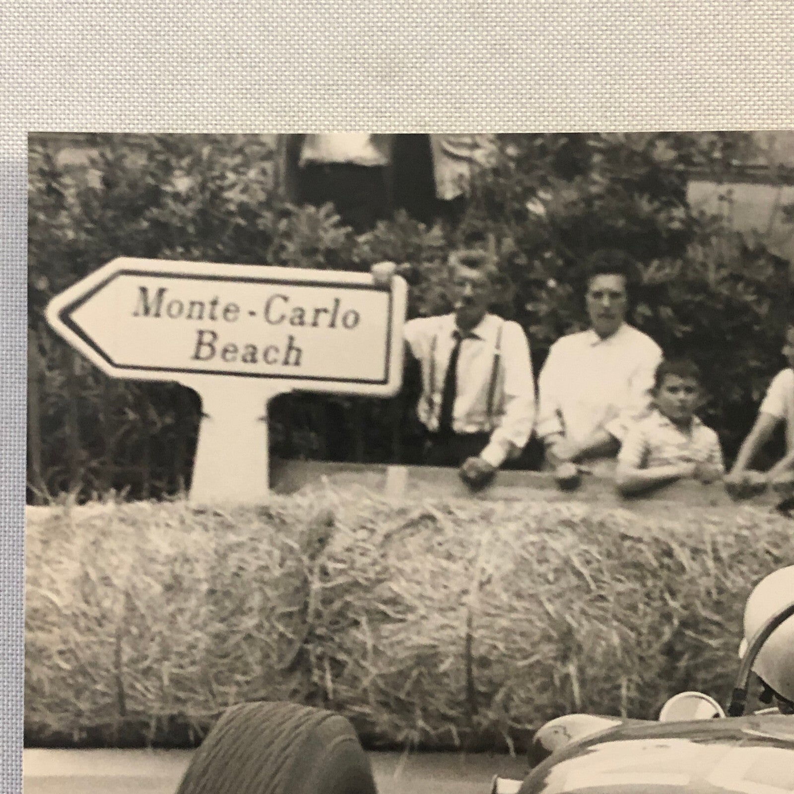 Vintage Racing Car Driver Photo Photograph Print Monte Carlo Geoffrey Goddard