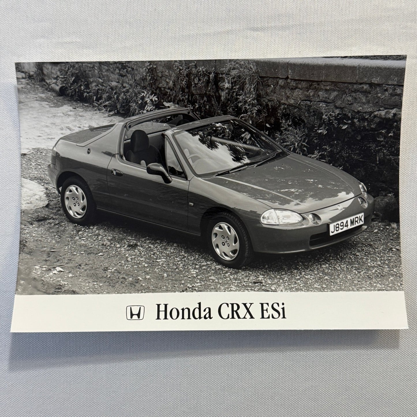 Vintage Honda CRX ESi Factory Press Photograph Photo Honda Civic Del Sol