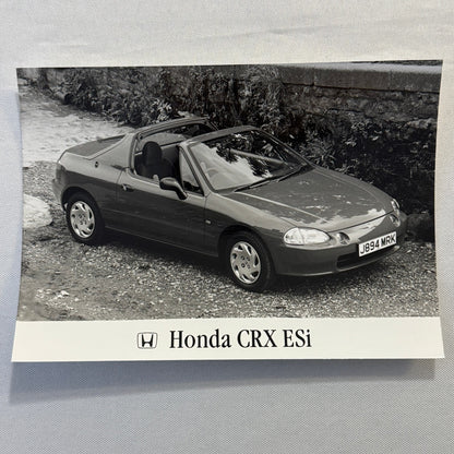 Vintage Honda CRX ESi Factory Press Photograph Photo Honda Civic Del Sol