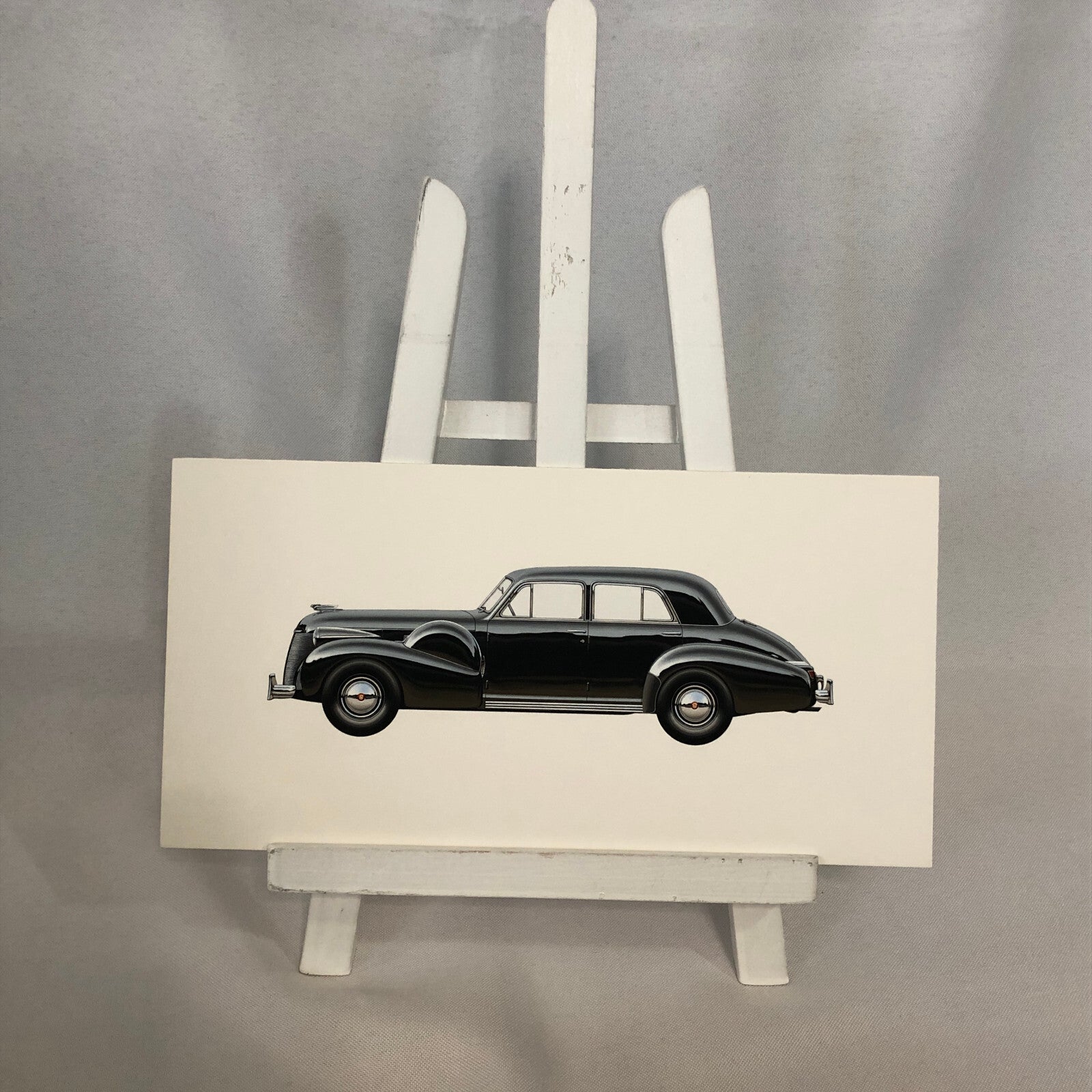 1939 Cadillac Sixty Special Fleetwood Car Illustration Art Drawing Hand Drawn