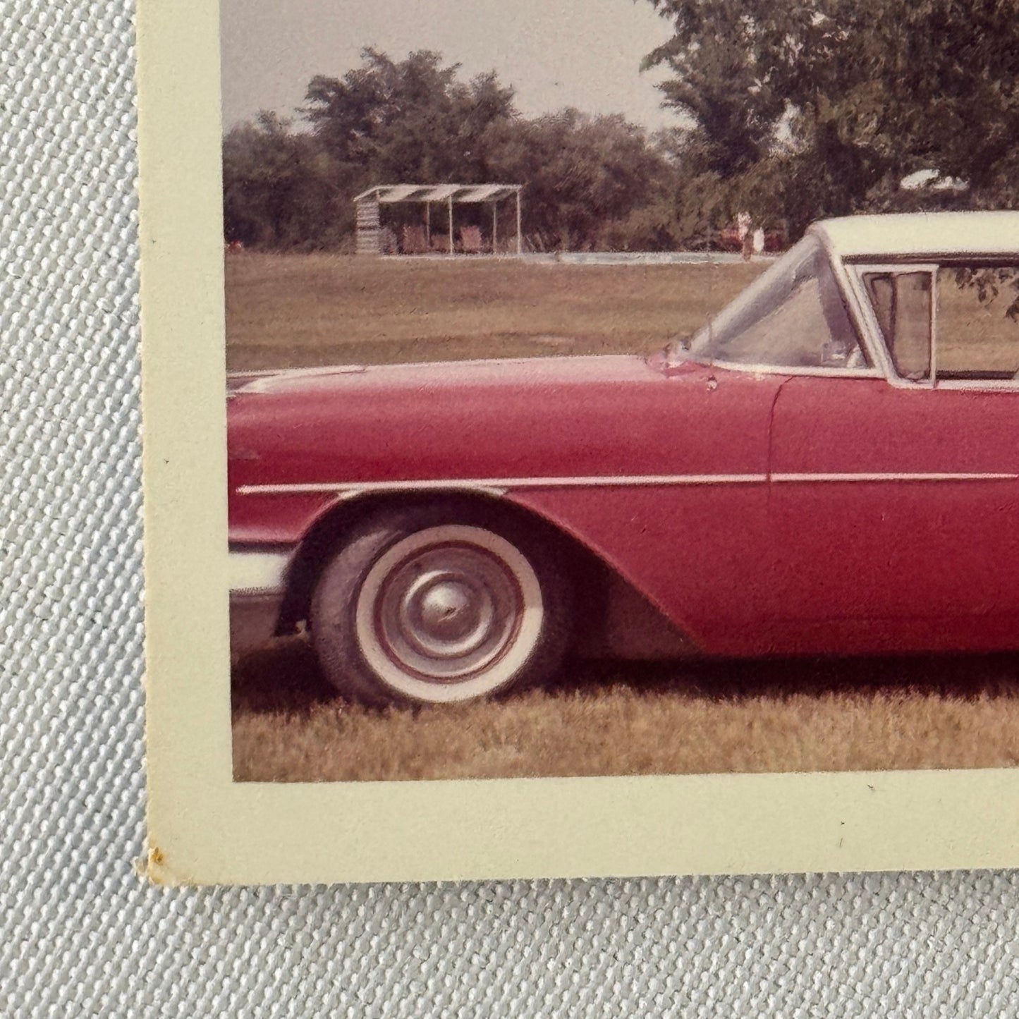 Vintage Station Wagon Car Photo Photograph Snapshot Print Automobile