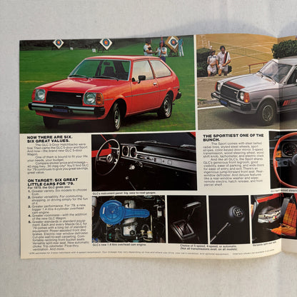1979 Mazda GLC Car Sales Brochure Catalog Vintage Advertising