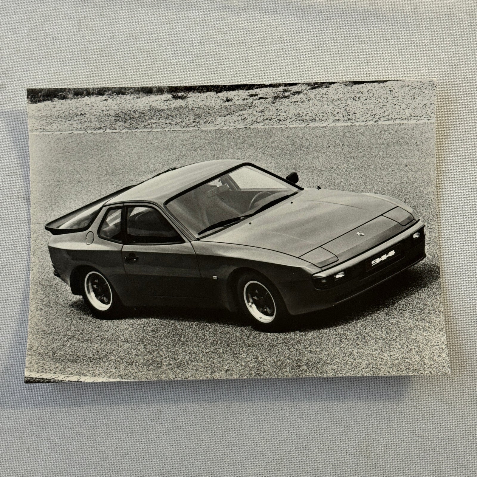 Porsche 944 Car Factory Press Photo Photograph Vintage 1981