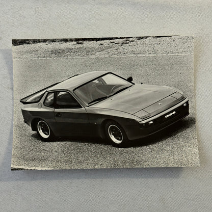 Porsche 944 Car Factory Press Photo Photograph Vintage 1981