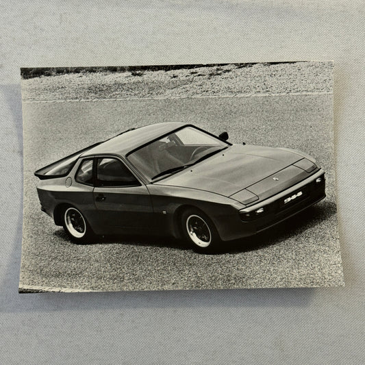 Porsche 944 Car Factory Press Photo Photograph Vintage 1981