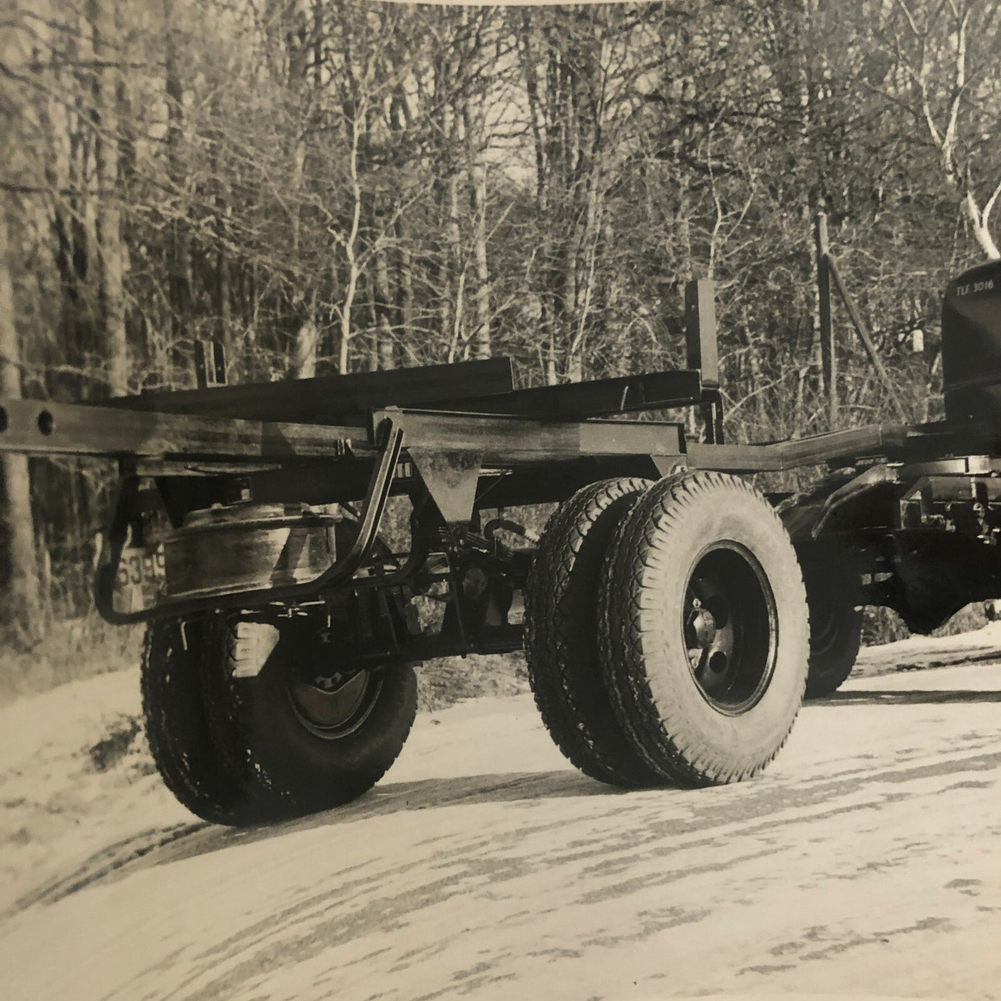 Vintage Photo Photograph of a Truck and Trailer - Denmark ? Harald Jensen 