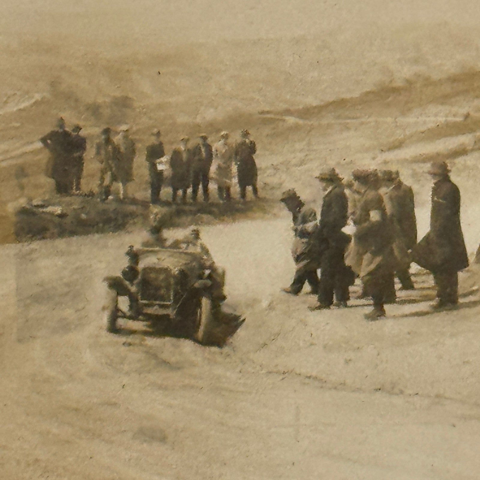 Vintage Racing Car Photo Photograph Early Automobile Motorsport