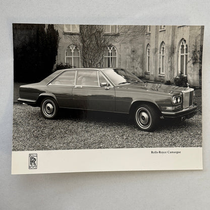 Vintage Rolls Royce Camargue Car Factory Press Photo Photograph Print