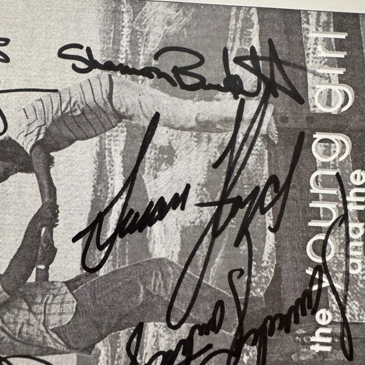 The Young Girl and the Monsoon Cast Signed Program Playbill 5x Signatures