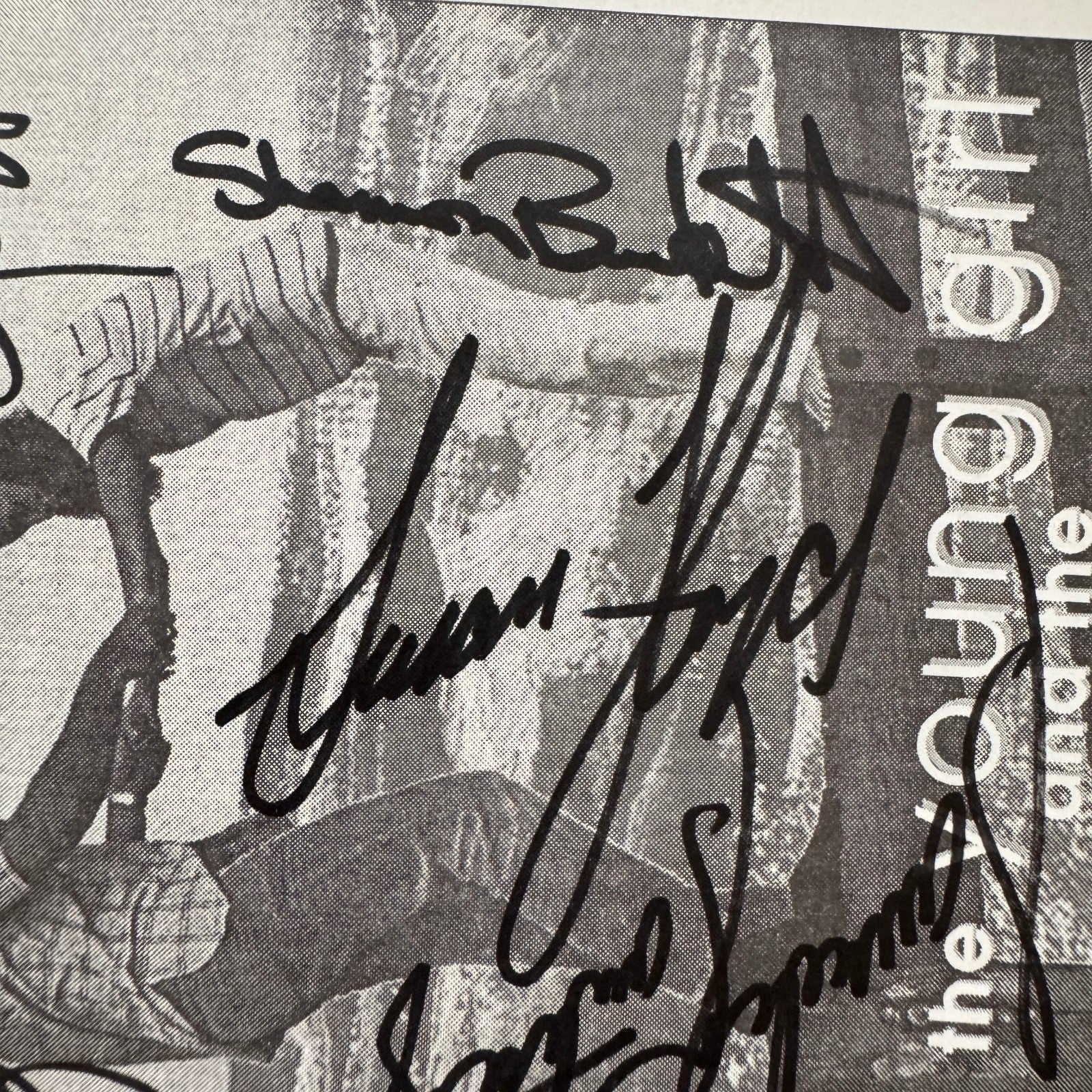 The Young Girl and the Monsoon Cast Signed Program Playbill 5x Signatures