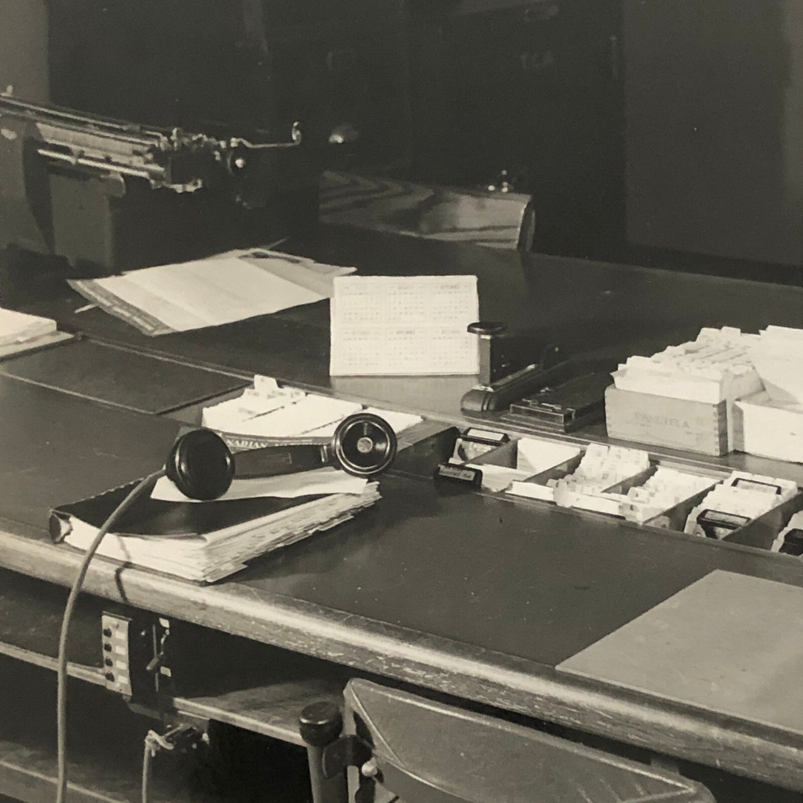 Vintage Photo Photograph Office Worker London Ontario