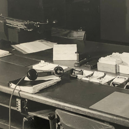 Vintage Photo Photograph Office Worker London Ontario