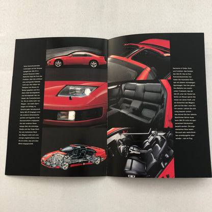 Nissan 300ZX Sports Car Sales Brochure Catalog GERMAN TEXT 300 ZX European