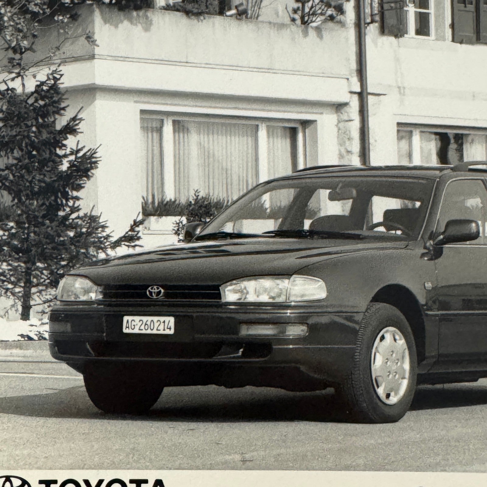 Vintage Toyota Camry Sportswagon GLi Factory Press Photo Photograph Print