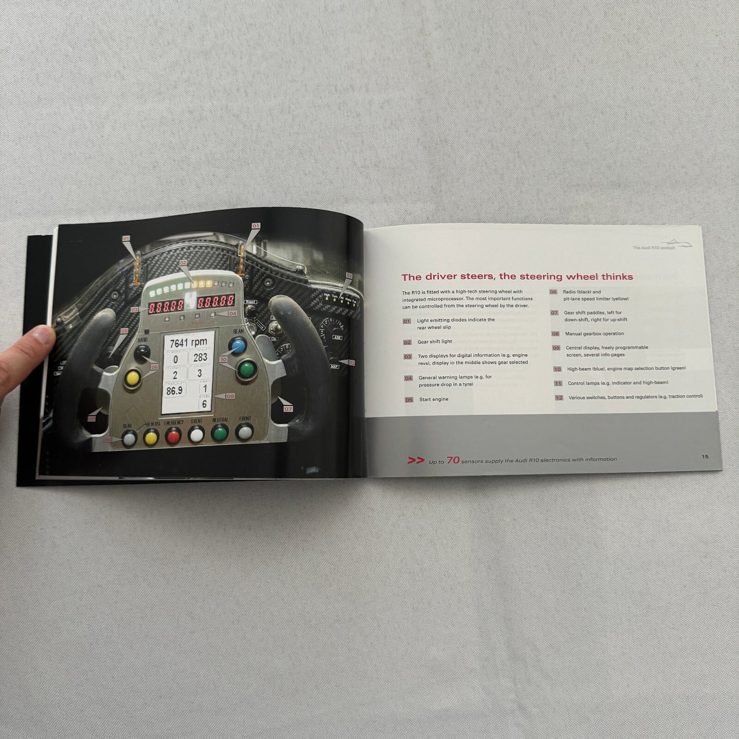 Audi R10 LeMans Racing Media Information Brochure 24 Hours of Le Mans