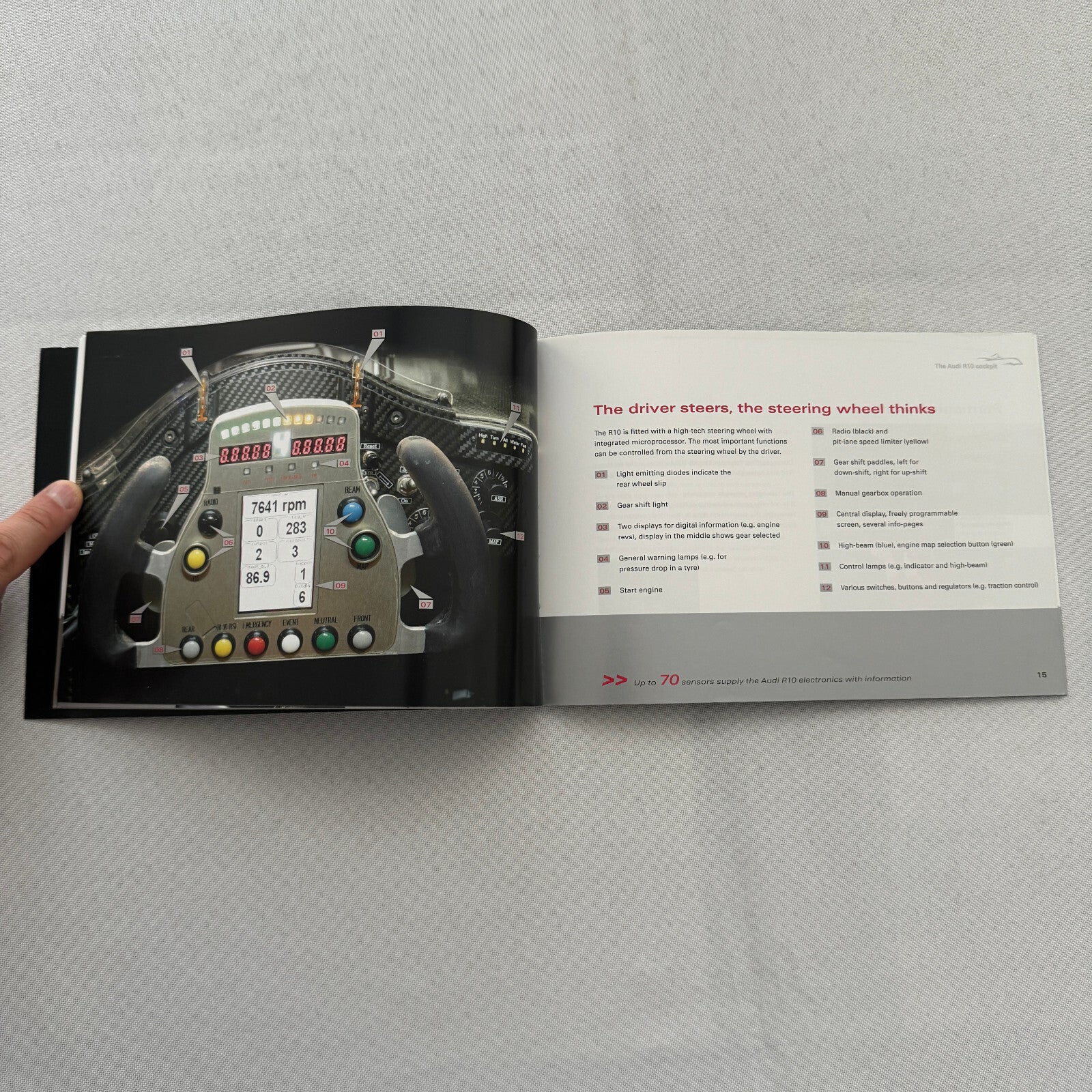 Audi R10 LeMans Racing Media Information Brochure 24 Hours of Le Mans