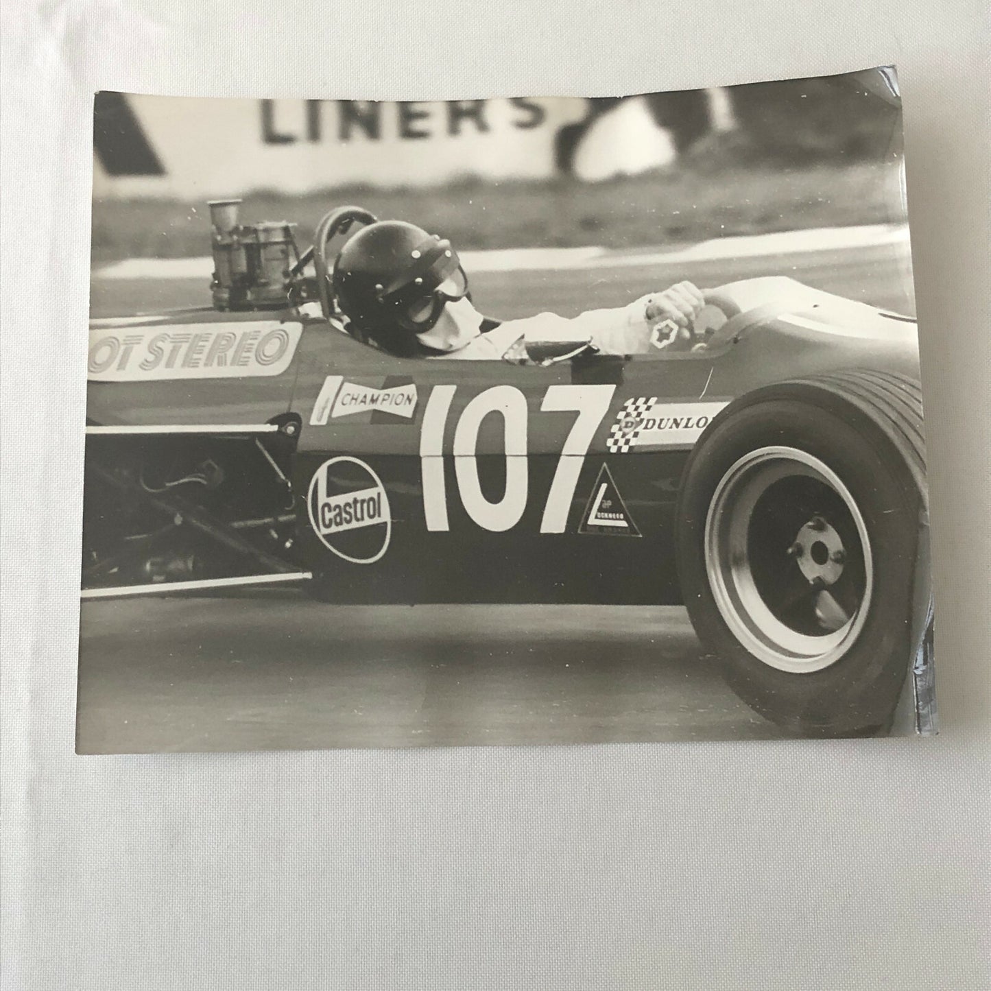 Vintage Racing Car Photo Photograph Print Motorsport