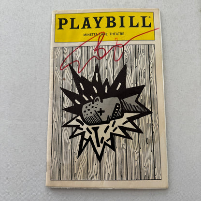 Pounding Nails in the Floor with My Forehead Eric Bogosian Signed Playbill