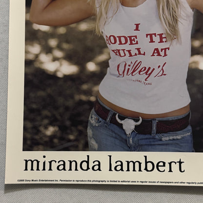 Miranda Lambert Music Publicity Press Photo Photograph Country