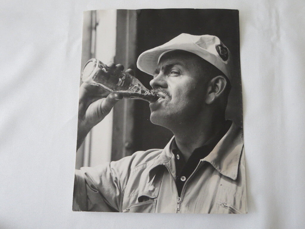 Vintage Portrait Photograph of Stirling Moss Mechanic Alf Francis - Benno Muller