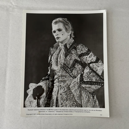 Vintage Movie Still Photo Photograph Rudolph Nureyev as Rudolph Valentino