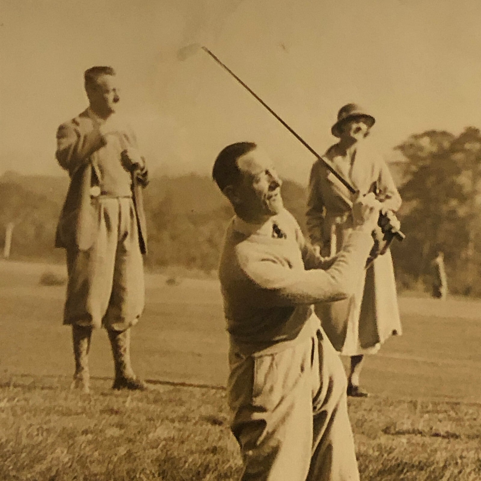 Press Photo Photograph Golf Golfer Tournament Moor Park D.C. Jones + 1932