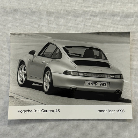 1996 Porsche 911 Carrera 4S Factory Press Photo Photograph German
