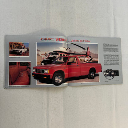1985 GMC S-15 Pickup S15 Pickup Truck Sales Brochure Catalog Advertising