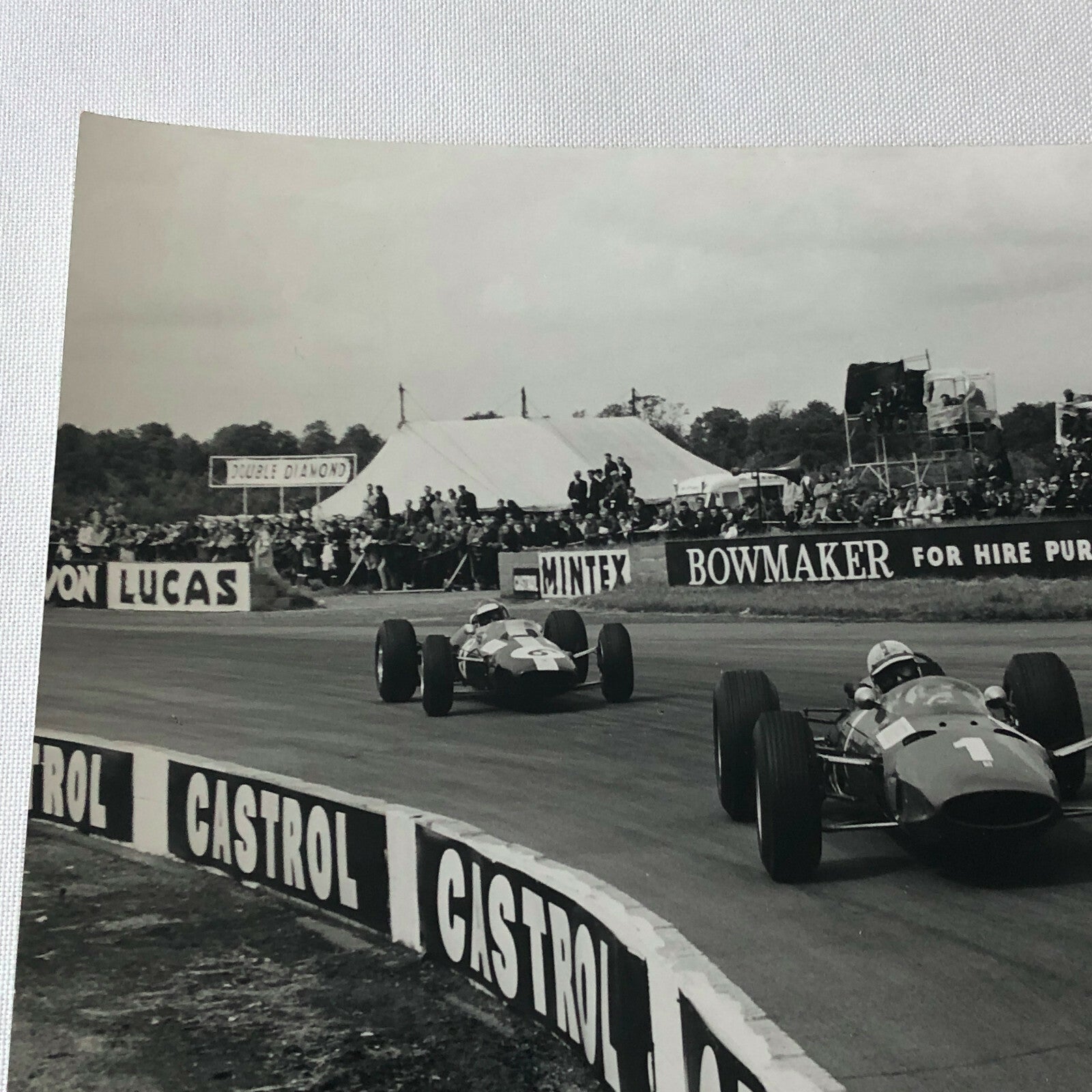 Vintage Grand Prix Racing Photo Photograph John Surtees Mike Spence CAHIER 
