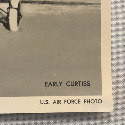 United States Air Force Curtiss Airplane Aircraft Photo Print Vintage