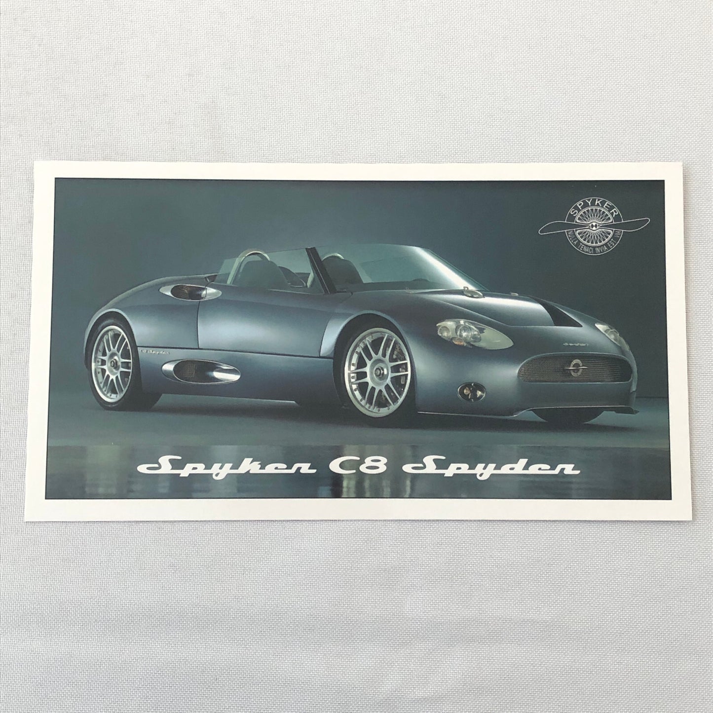 Spyker C8 Spyder Car Postcard Post Card