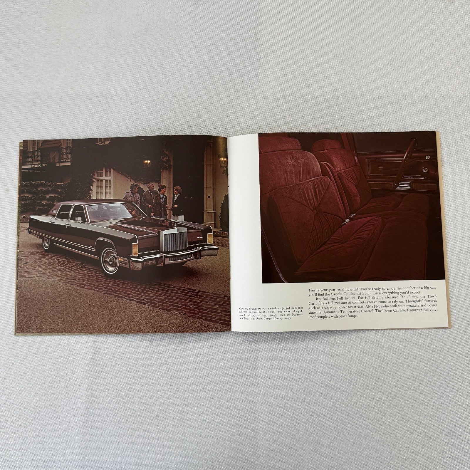 1977 Lincoln Car Sales Brochure Catalog Lincoln Continental Mark V