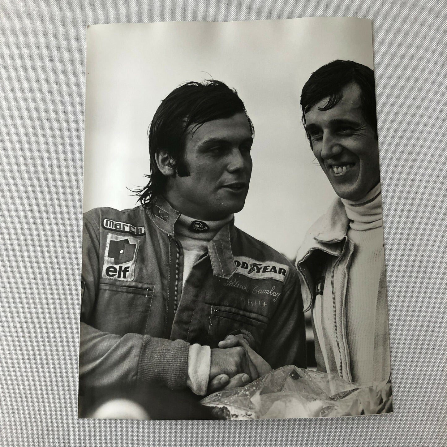Vintage 1975 Formula 2 F2 Racing Photo Photograph Nogaro Patrick Tambay Driver