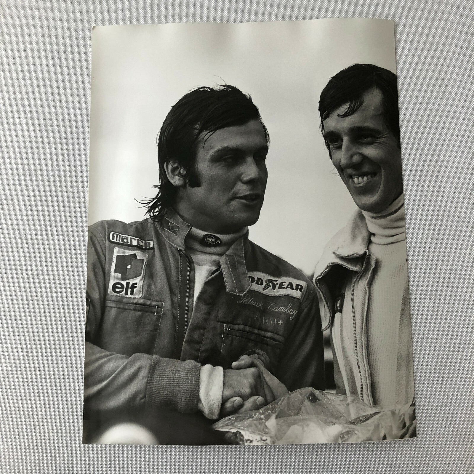 Vintage 1975 Formula 2 F2 Racing Photo Photograph Nogaro Patrick Tambay Driver