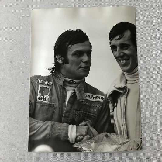 Vintage 1975 Formula 2 F2 Racing Photo Photograph Nogaro Patrick Tambay Driver