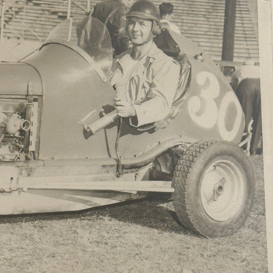 Vintage Midget Racing Car Photo Photograph Print Motorsport