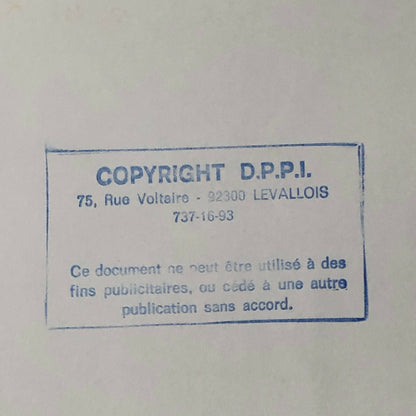 Vintage 1975 Formula 2 F2 Racing Photo Photograph Magny Cours JP Jabouille