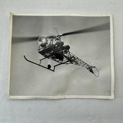 Bell Helicopter Factory Press Photo Photograph Vintage