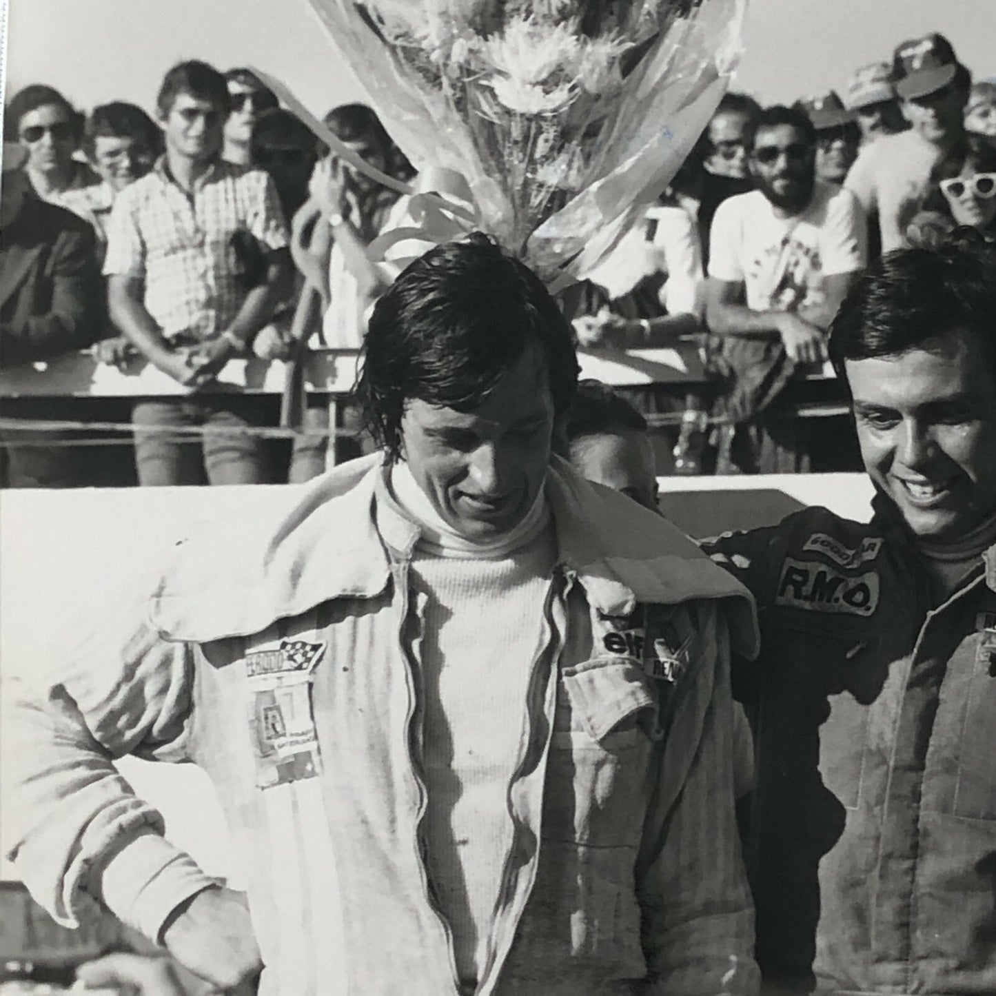 Vintage 1976 Formula 2 F2 Nogaro Grand Prix Racing Photo Photograph Drivers