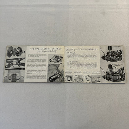 1936 Oldsmobile Six and Eight Sales Brochure Catalog Coupe Sedan Convertible