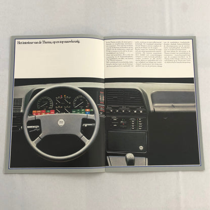 Lancia Thema Car Sales Brochure Catalog German Turbo V6 i.e. Diesel