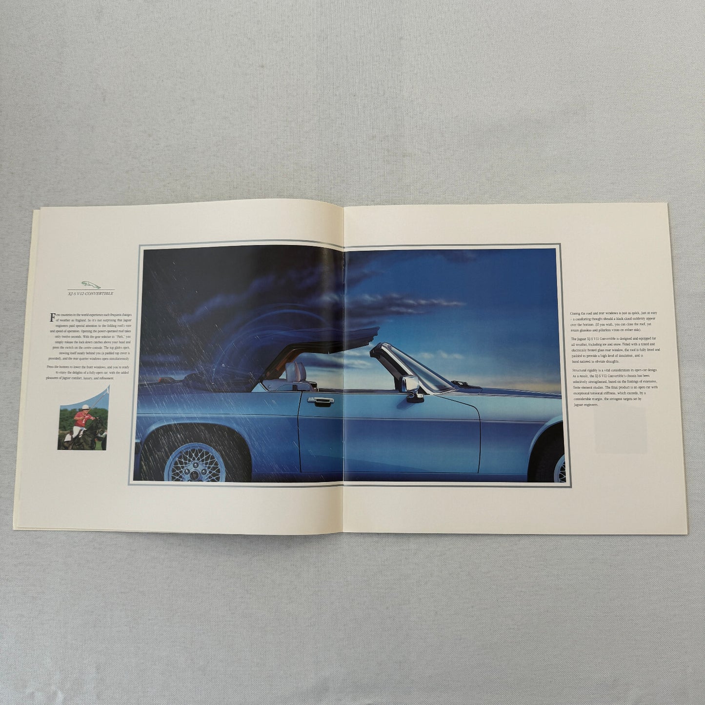 Jaguar XJ-S V12 Car Sales Brochure Catalog Advertising Coupe Convertible