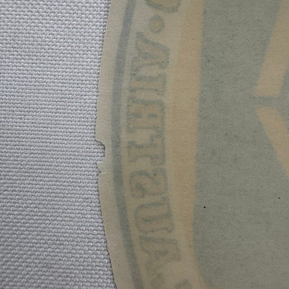 Vintage Travel Luggage Label Hotel Moser Verdino Worthersee Austria Klagenfurt