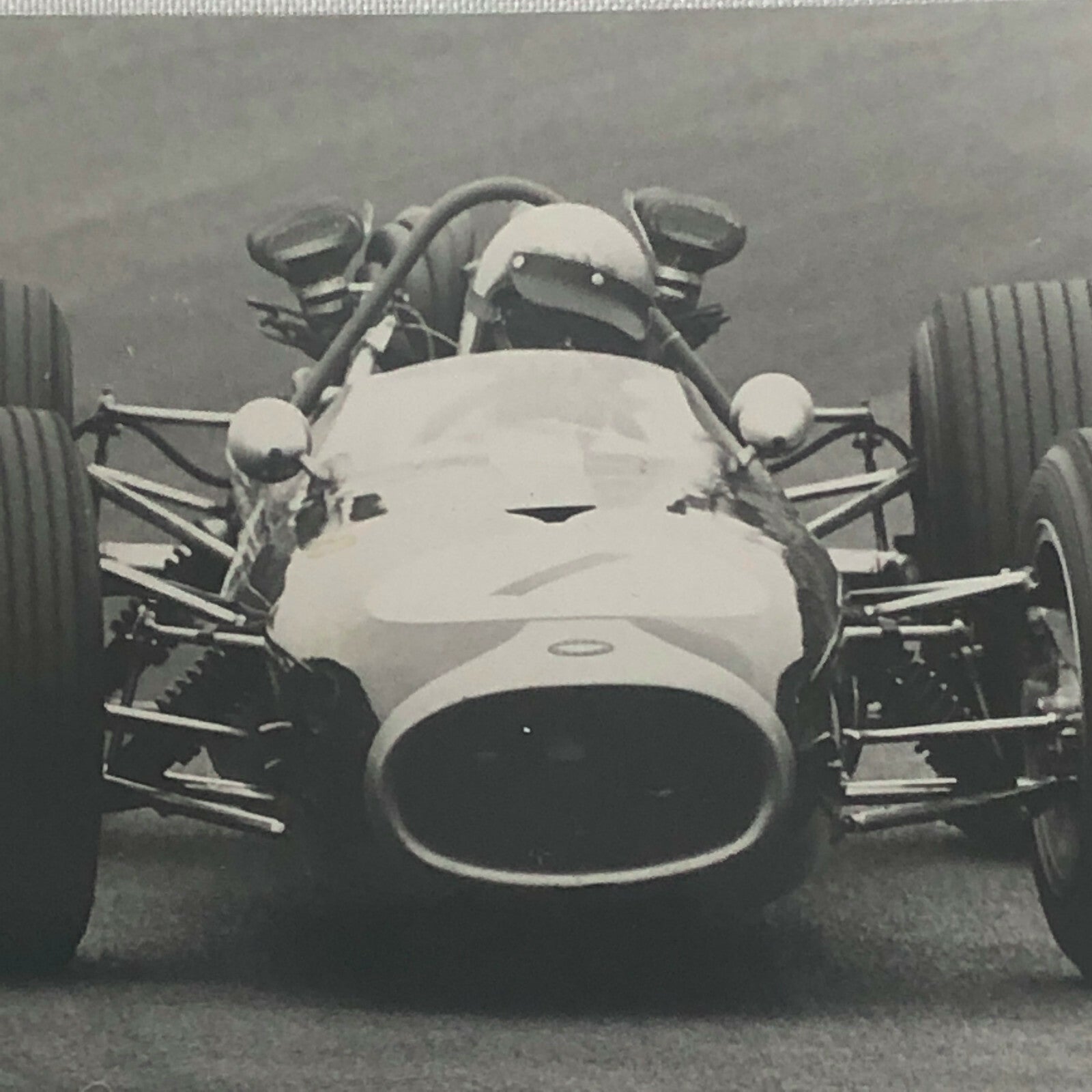 Vintage Car Racing Photo Photograph - Driver Jack Brabham 