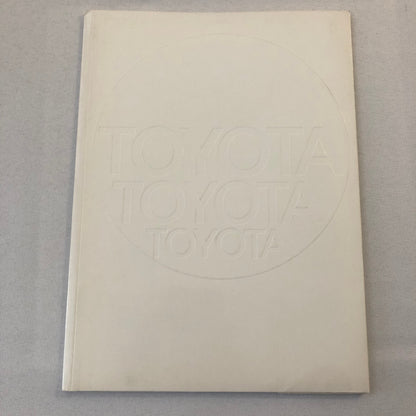 1989 Toyota Press Kit German Brochure Starlet Supra Carina Corolla Photos