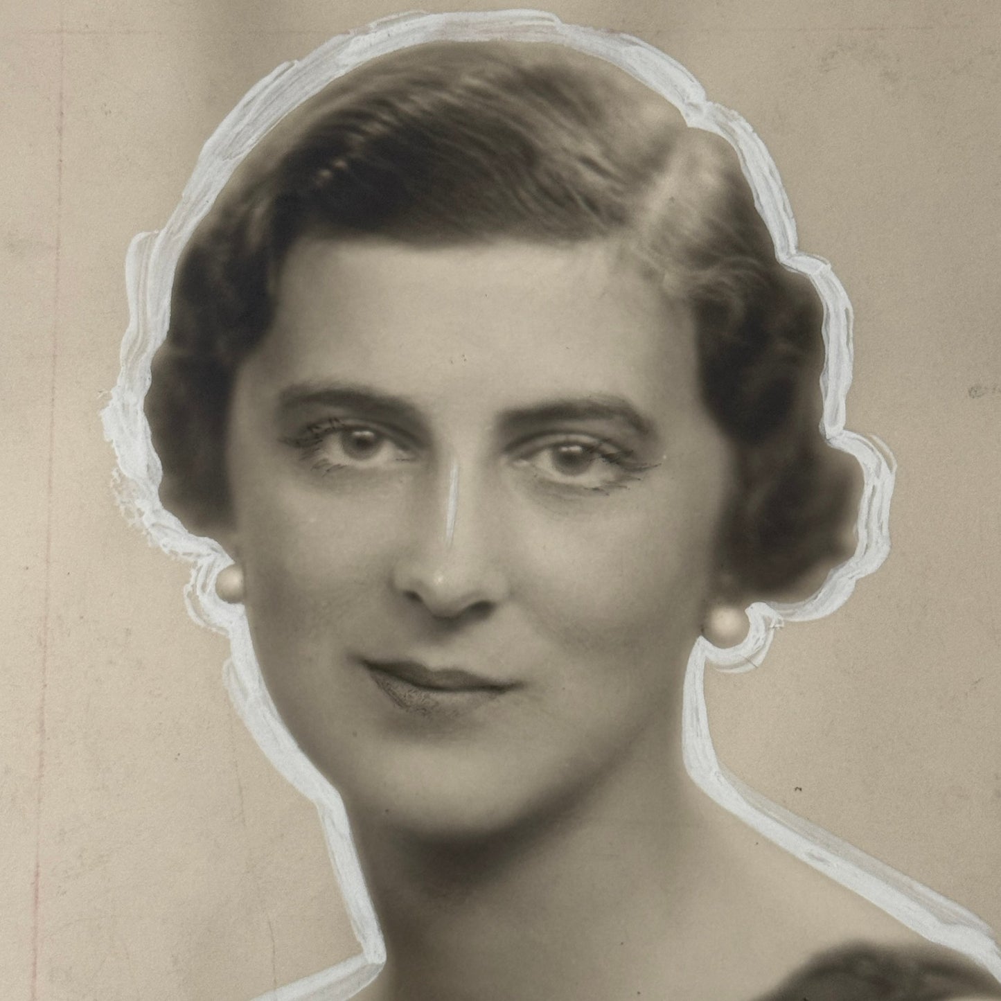 Princess Marina of Greece Press Photo Photograph Print 1934 Vintage Bertram Park