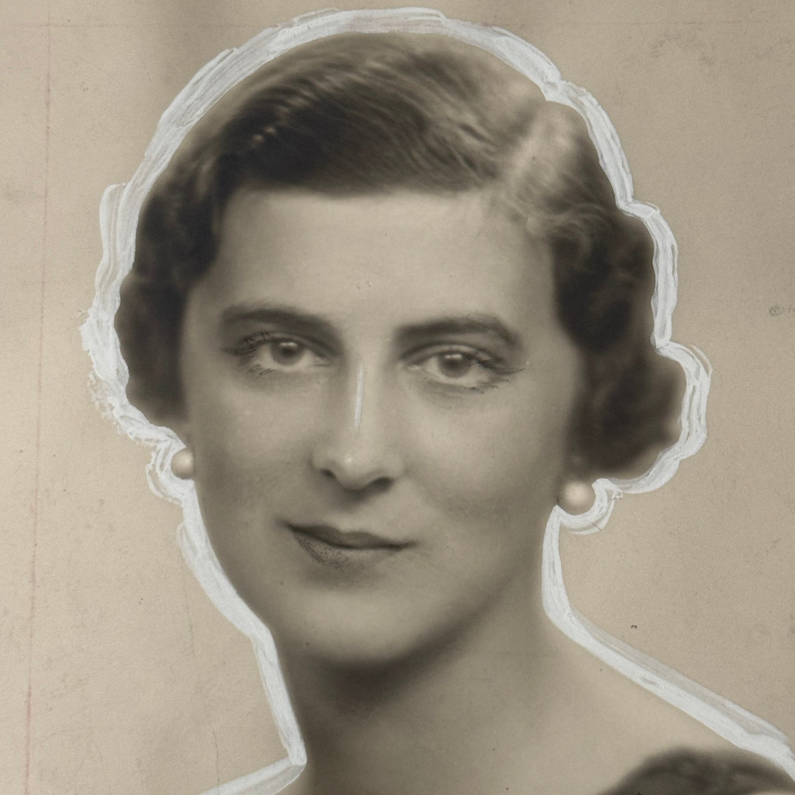 Princess Marina of Greece Press Photo Photograph Print 1934 Vintage Bertram Park