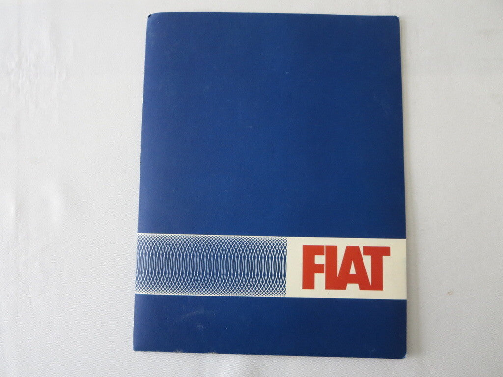 1967 Fiat Press Kit Brochure Photos 124 Station Wagon 124 Sedan - Canadian
