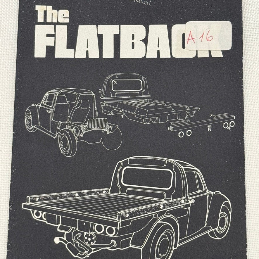 Vintage Kit Car Brochure Domus Flatback Volkswagen Beetle Pickup Conversion VW