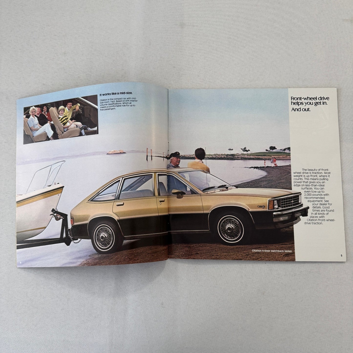 1981 Chevrolet Citation Car Sales Brochure Catalog Chevy X11 X-11